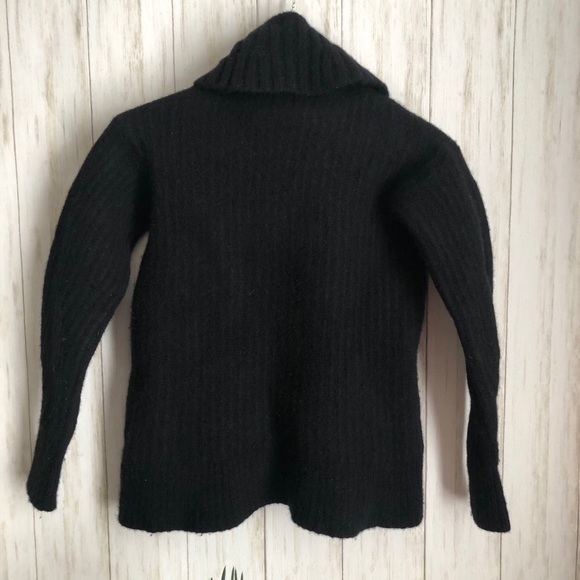 everlane Black The Italian Wool Turtleneck Sweater - Picture 7 of 7